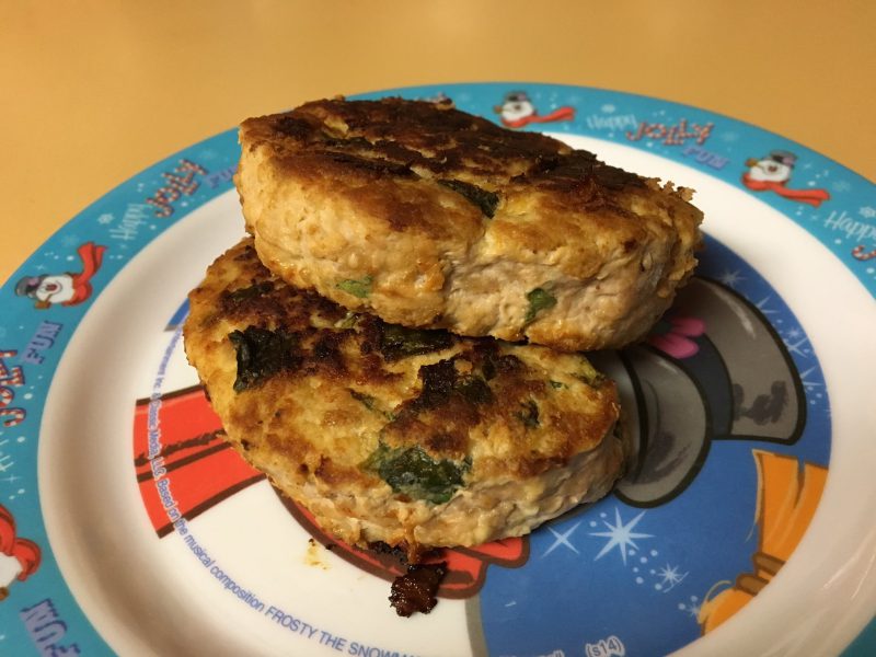 Spinach Feta Turkey Burgers