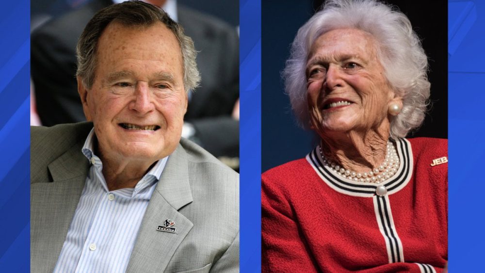George H. W. and Barbara Bush to perform Super Bowl LI coin toss