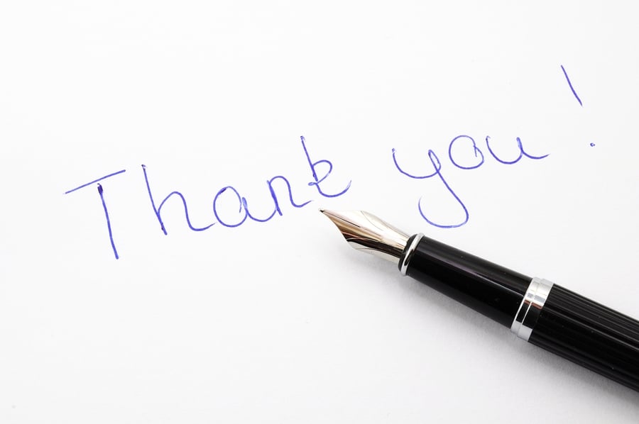 PODCAST: The power of a hand written thank you note