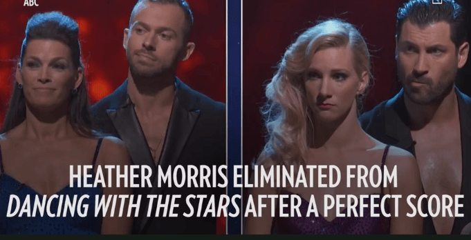 Maksim Chmerkovskiy & Heather Morris Voted Off ‘DWTS’ – after a perfect score.