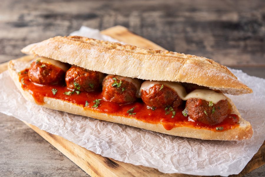 Sam’s Meatball Sandwich Pressed Sub