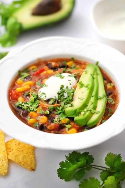 Jodi’s Slow Cooker Chicken Enchiladas